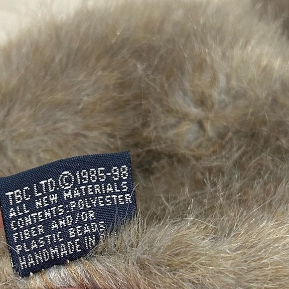 Vintage 1998 Boyds Collection Ltd Brown Cream 14" Plush Cat Blue Eyes Jointed - Picture 6 of 6